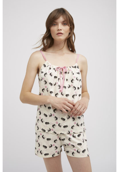 People Tree Cat Pyjama Camisole