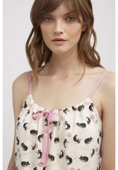 People Tree Cat Pyjama Camisole